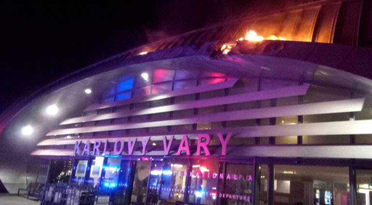 3 – Požár budovy – Letiště Olšová Vrata